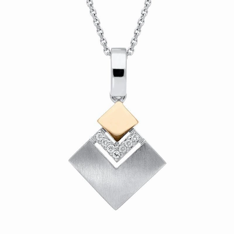 18ct White Gold 0.46ct Diamond Necklace