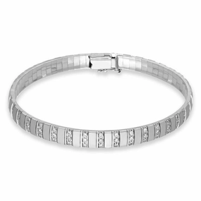 18ct White Gold Diamond Bracelet