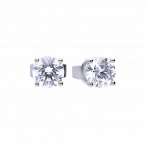 4 Claw Cubic Zirconia Studs 0.75ct E5906