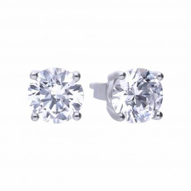 4 Claw Cubic Zirconia Studs 2ct  E5908