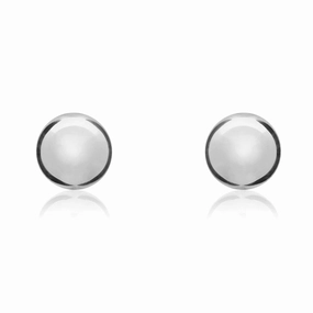 9ct White Gold 4mm Ball Stud Earrings
