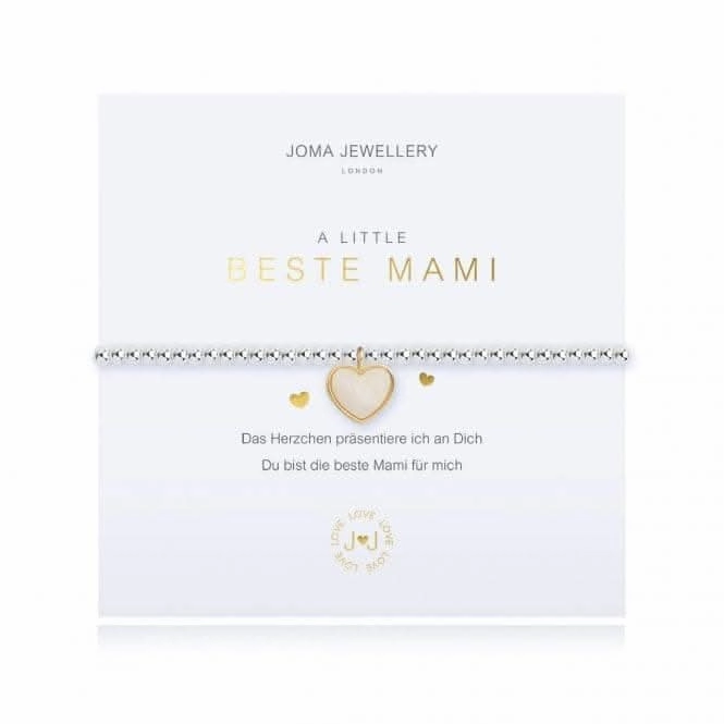 A Little Best Mum Silver Gold 17.5cm (German) Bracelet 4544