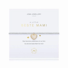 A Little Best Mum Silver Gold 17.5cm (German) Bracelet 4544