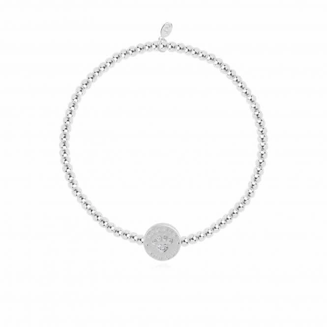 A Little Dog Mum Silver 17.5cm Stretch Bracelet 4305
