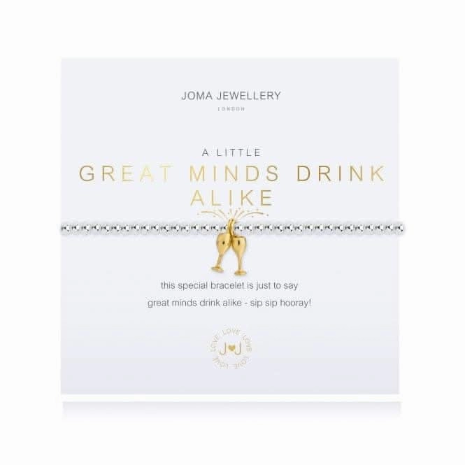 A little Great Minds Drink Alike Bracelet 4679