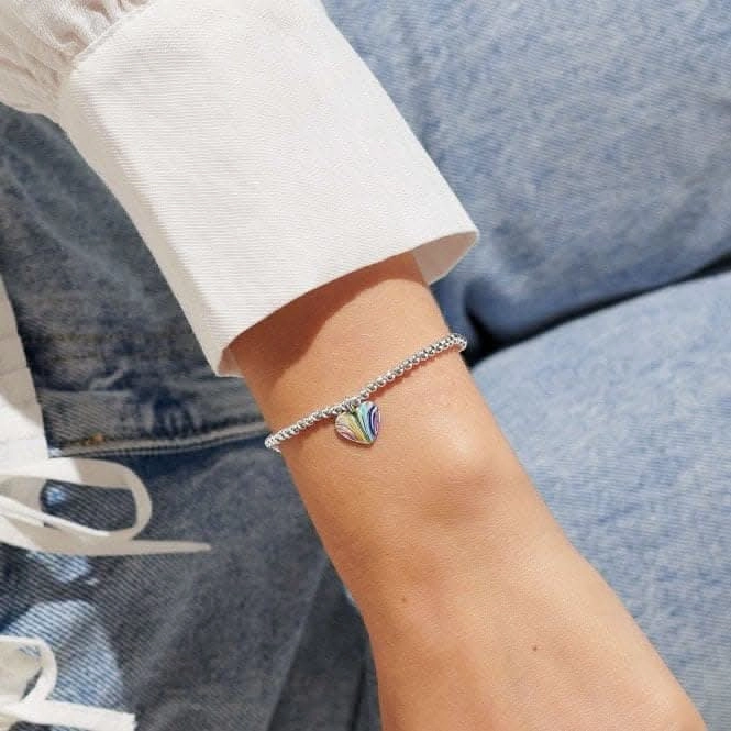 A Little Love Is Love Silver Plated 17.5cm Bracelet 7022