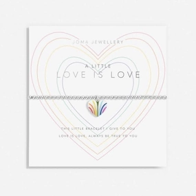 A Little Love Is Love Silver Plated 17.5cm Bracelet 7022