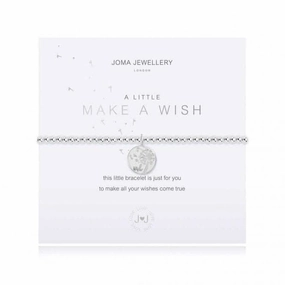 A Little Make A Wish Silver 17.5cm Stretch Bracelet 3800