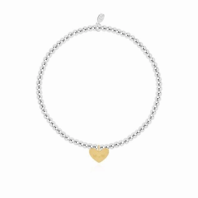 A Little Mum In A Million Silver 17.5cm Stretch Bracelet 4314