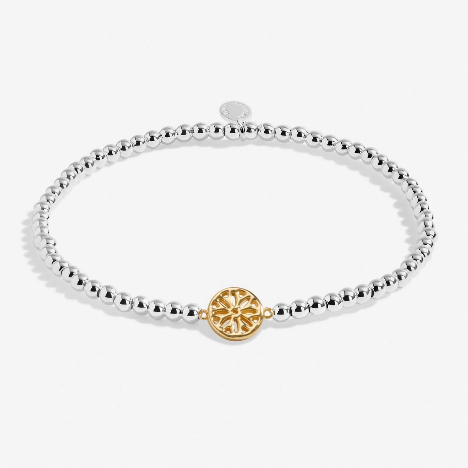A Little Peace Silver & Gold Plated Bracelet 8151