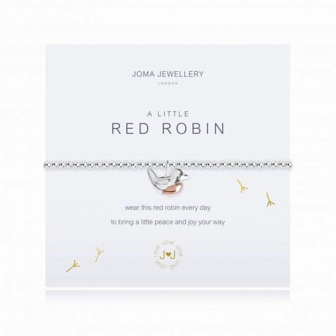 A Little Red Robin Bracelet 2659
