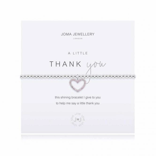 A Little Thank You Silver 17.5cm Bracelet 4088