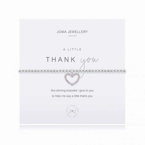 A Little Thank You Silver 17.5cm Bracelet 4088