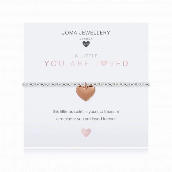 A Little You Are Loved Silver 15.5cm Stretch Bracelet C480