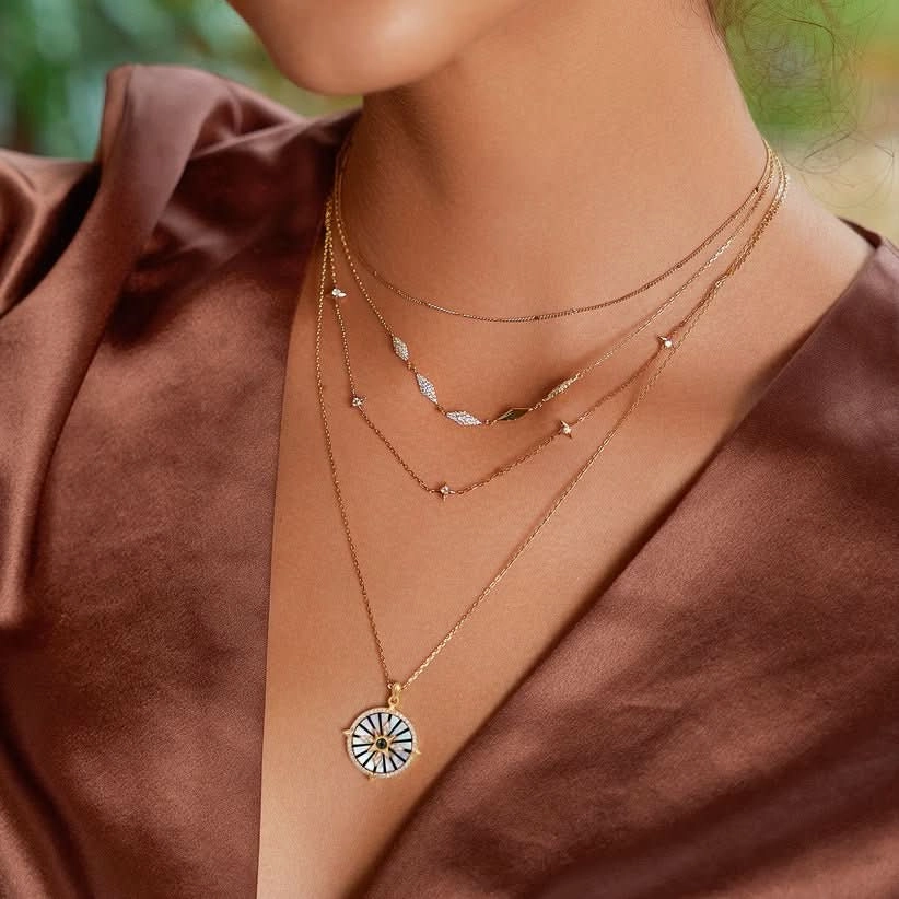 Ania Haie Gold Astrolabe Necklace N061-07G