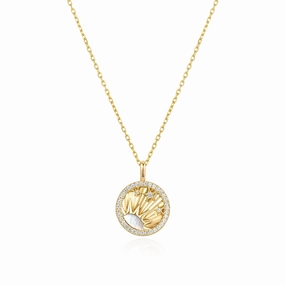Ania Haie Gold Shiny Sun Star Necklace N059-06G