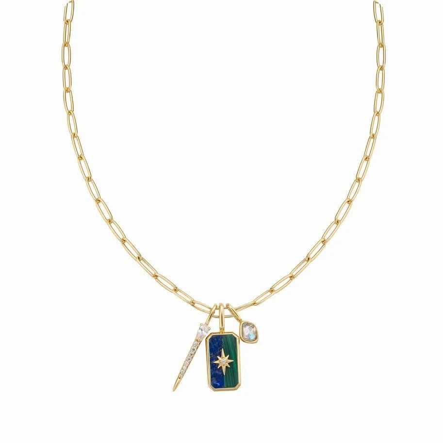 Ania Haie Gold Star Tag Charm NC048-19G