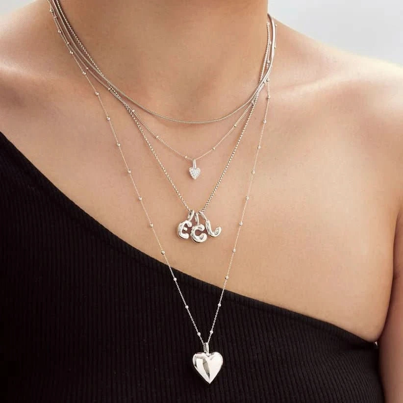 Ania Haie Silver Bobble Long Chain Necklace N060-04H