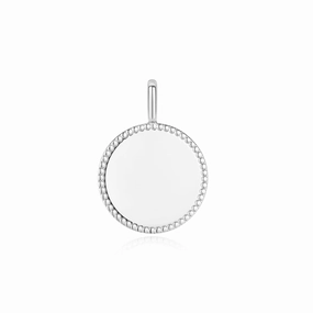 Ania Haie Silver Disc Charm NC060-04H