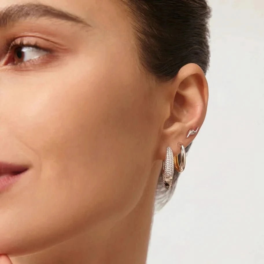 Ania Haie Silver Double Spike Stud Earrings E051-02H