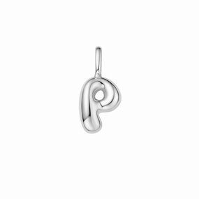 Ania Haie Silver P Letter Charm NC060-31H