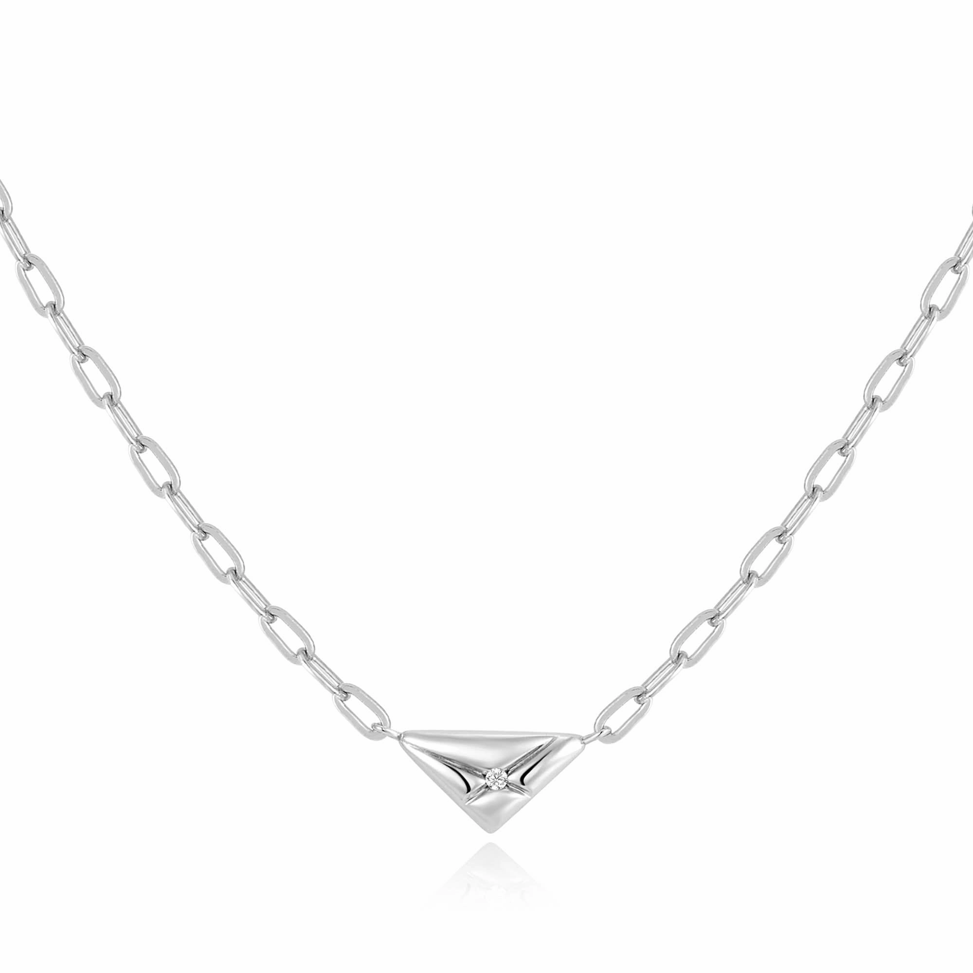 Ania Haie Silver Triangle Necklace N059-02H