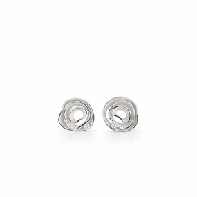 Annamaria Cammilli 18ct White Ice Gold & Diamond Dune Series Earrings
