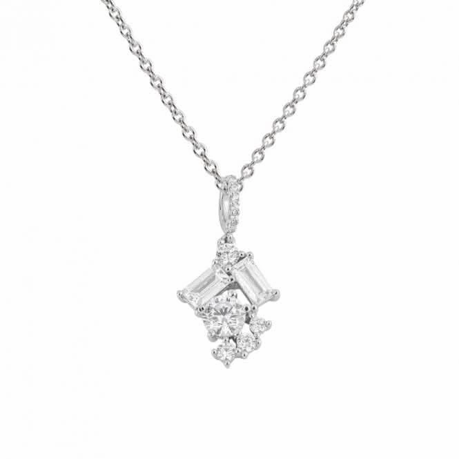 Baguette Scatter Zirconia Pendant P5111