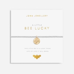 Bee Lucky Silver And Gold 17.5cm Stretch Bracelet 6067