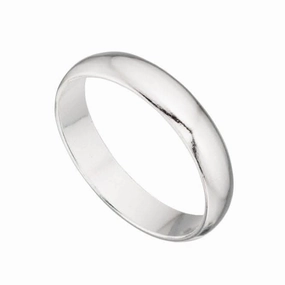 Beginnings Sterling Silver 4mm Band Ring R131