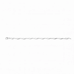 Beginnings Sterling Silver B4029 Twist 19cm Bracelet