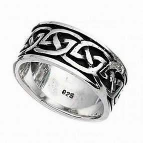Beginnings  Sterling Silver Celtic Band Ring R088