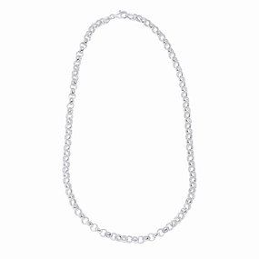 Beginnings Sterling Silver Cubic Zirconia White Necklace N4612