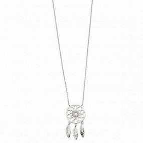 Beginnings Sterling Silver Dream Catcher Necklaces N4326C