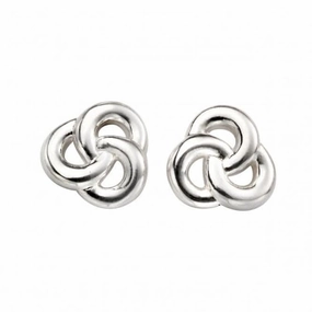 Beginnings Sterling Silver E5396 Celtic Knot Stud Earrings