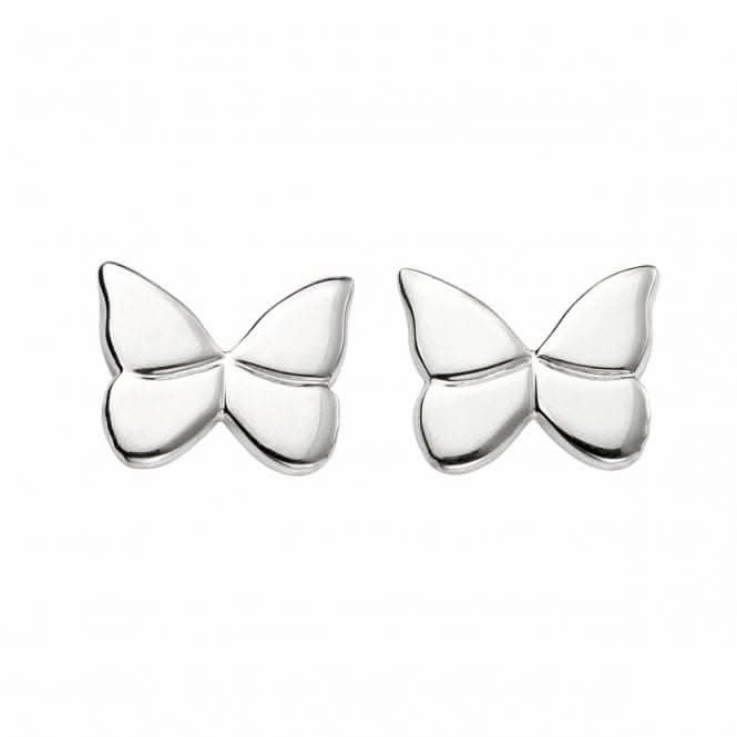 Beginnings Sterling Silver E5424 Butterfly Stud Earrings
