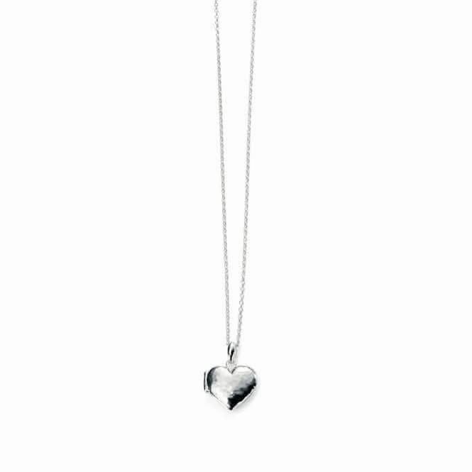Beginnings Sterling Silver Heart Locket Necklace N3924