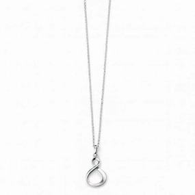 Beginnings Sterling Silver Infinity Loop Pendant P4146