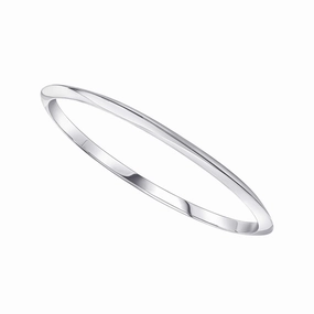 Beginnings Sterling Silver Knife Edge Bangle B5521