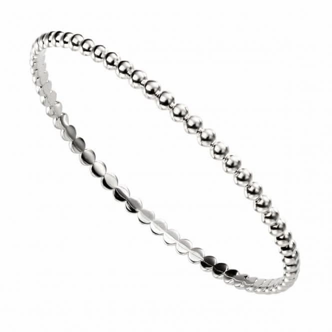 Beginnings Sterling Silver Round Ball Bangle B5070