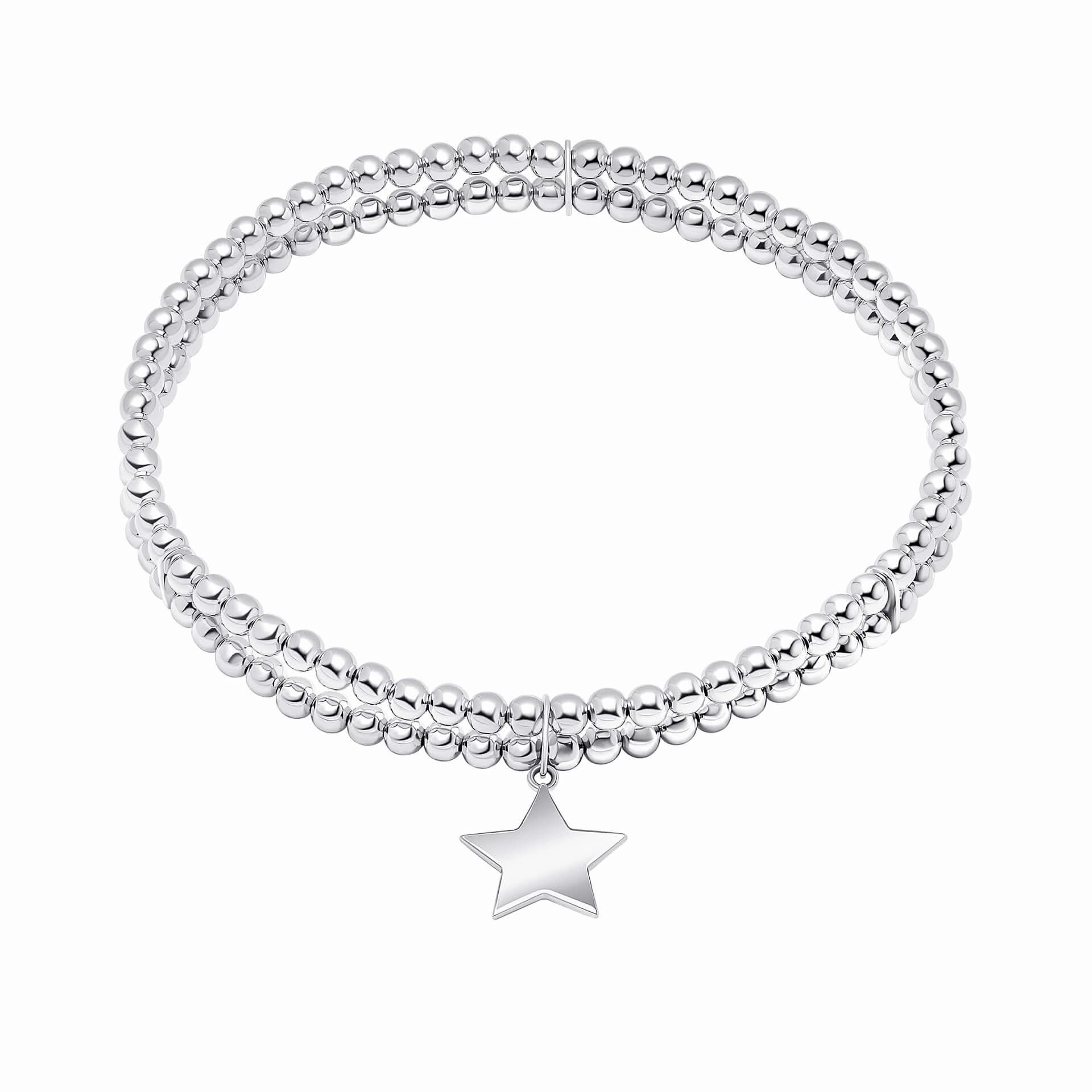 Beginnings Sterling Silver Star Bracelet B5534