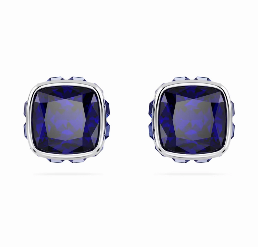 Birthstone September Blue Square - Necklace & Earring