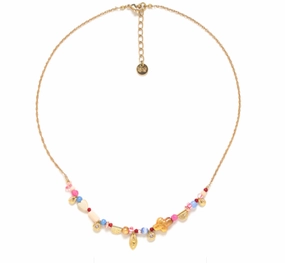 CALI 3 small drop dangle necklace