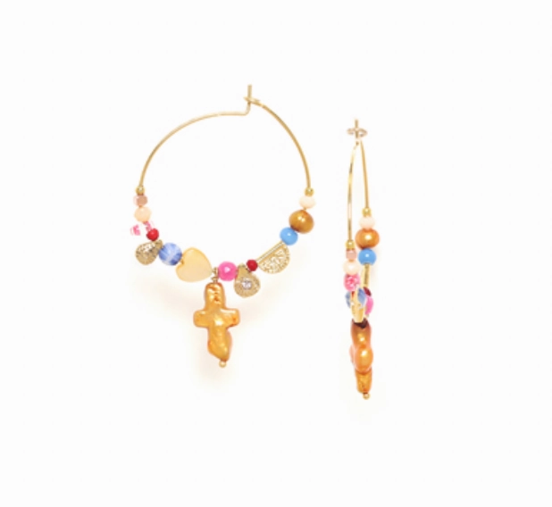 CALI medium creoles earrings