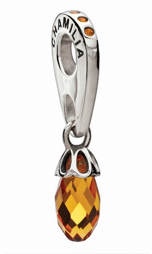 Chamilia Charm Briolette Amber D