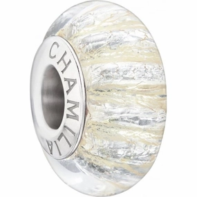 Chamilia Sterling Silver Murano Glass Winter Wonderland Charm D