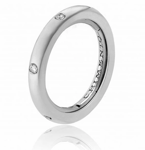 Chimento Forever Stack Me 18ct White Gold Diamond Adjustable Size-Fit Ring