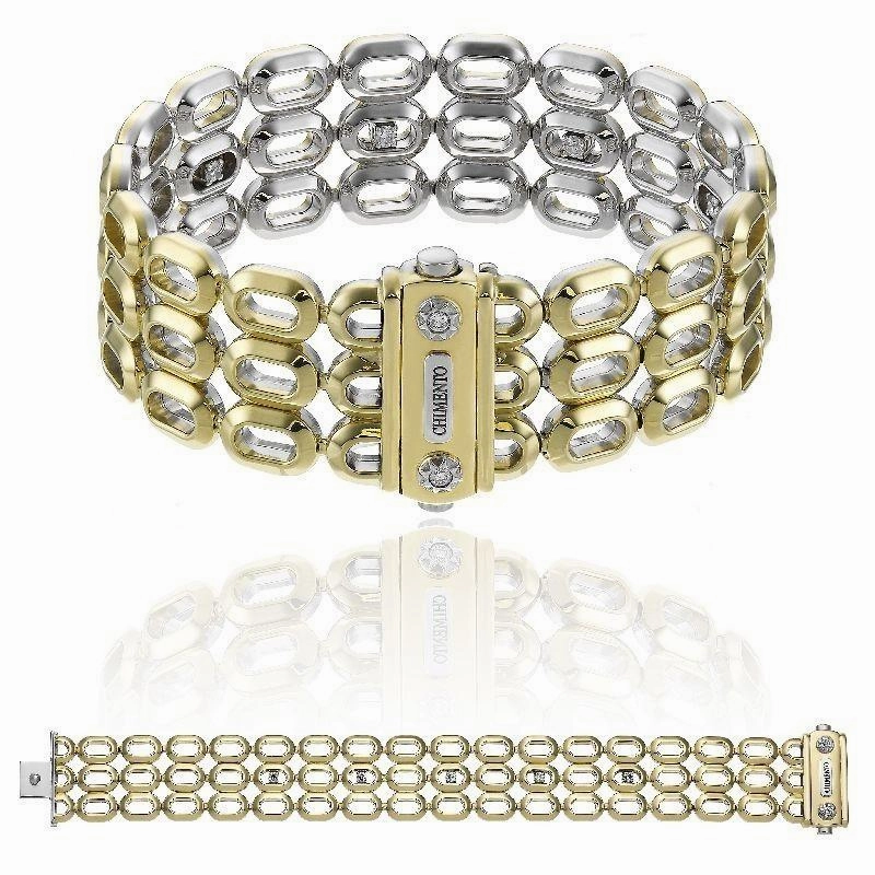 Chimento Optima 18ct Yellow and White Gold 0.51ct Diamond Reversible Bracelet