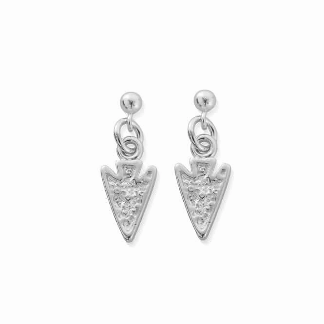 ChloBo Arrow Head Drop Earrings SEST4007 - Sterling Silver or Gold Plated