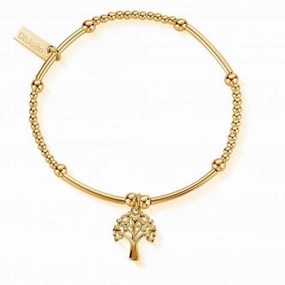 ChloBo Cute Mini Heart Tree of Life Bracelet GBCM775